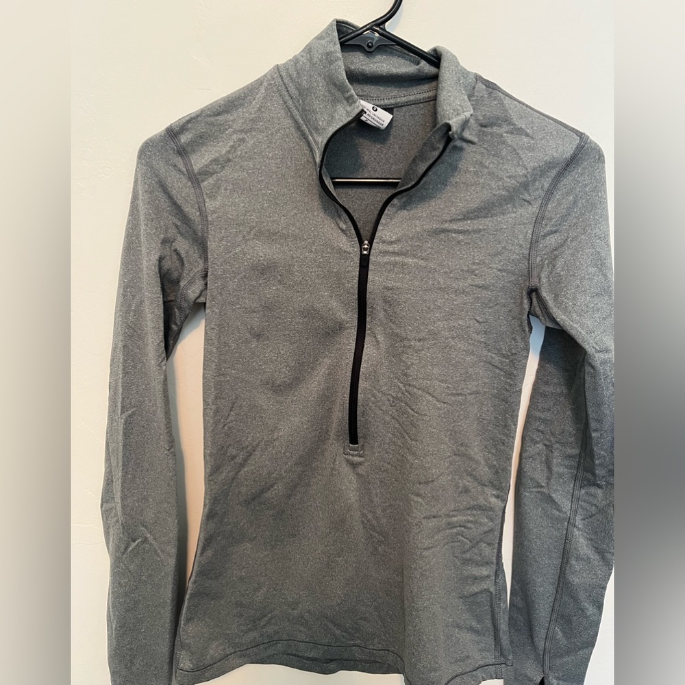 Grey Nike Dri-Fit Half Zip